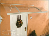 Deurluifel Kap Curve 160/85 wit 