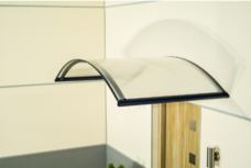 Deurluifel Boog 160/90 antraciet