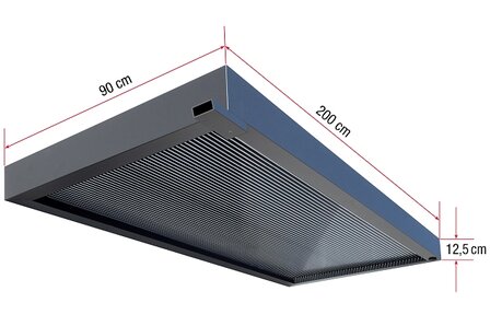 Deurluifel BS Special 200/90 antraciet 