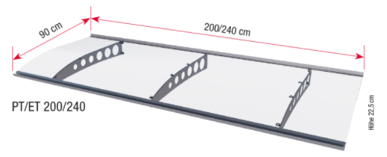 Deurluifel Kap PT/ET 200/90