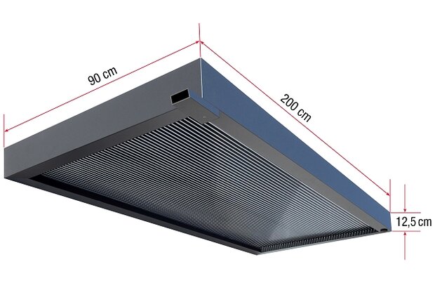 Deurluifel BS Special 200/90 antraciet 