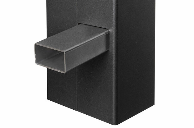 Deurluifel PLATIN met shutter zijdeel